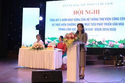 Tổng kết 5 năm hoạt động của hệ thống thư viện công cộng và Liên hoan Tiếng hát cán bộ ngành Thư viện lần thứ V