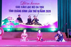 9 câu lạc bộ tham gia liên hoan ca trù tỉnh Quảng Bình lần thứ 4
