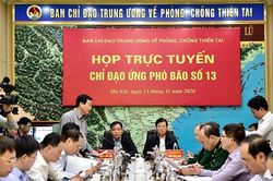 Bão số 13 diễn biến rất phức tạp, phải hết sức cảnh giác