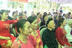 Trưởng ban Pháp chế HĐND tỉnh Võ Duy Sang dự Ngày hội Đại đoàn kết toàn dân tộc tại huyện Vĩnh Lộc