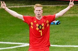 Hazard nghỉ, De Bruyne tiếp tục 'gánh' Bỉ