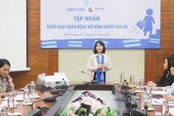 Tập huấn triển khai nhân rộng mô hình 'Nhóm cha mẹ gắn với sinh hoạt chi hội phụ nữ'