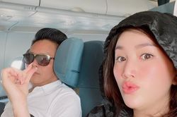 Chụp ảnh kỷ niệm 1 năm ngày cưới, Bảo Thy chỉ biết 'kêu trời' vì ông xã không chịu hợp tác