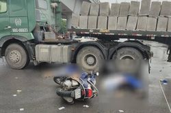 Hai nạn nhân tử vong thương tâm sau va chạm xe đầu kéo ở Aeon Long Biên là mẹ con