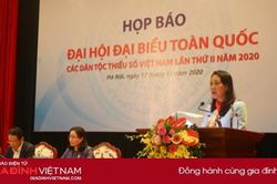 1.900 đại biểu tham dự Đại hội Đại biểu toàn quốc các Dân tộc thiểu số Việt Nam lần thứ II năm 2020