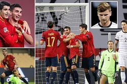 UEFA Nations League: Tây Ban Nha thắng Đức 6-0, Pháp tiễn Thụy Điển xuống hạng