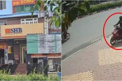 Hình ảnh về nghi can cướp ngân hàng ở Bình Dương