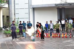 Phường Quan Hoa tập huấn cho các lực lượng phòng cháy chữa cháy tại chỗ
