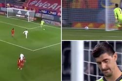 Xem lại pha đốt lưới nhà như 'tấu hài' của Thibaut Courtois