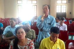 Đại biểu HĐND tỉnh tiếp xúc với cử tri huyện Quỳnh Lưu