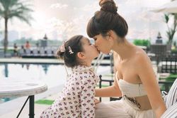 Con gái lai Tây của Hà Anh mới hơn 2 tuổi đã cực kỳ cá tính