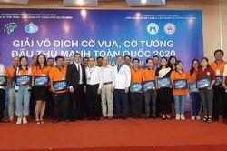 Khởi tranh giải cờ Vua, cờ Tướng đấu thủ mạnh toàn quốc Cúp Nam Á Bank 2020