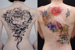 Loạt hình xăm ấn tượng ở lưng