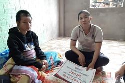 Trao gần 100 triệu đồng đến hai bé Xuân Lan - Xuân Mai bị tai nạn