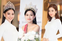 Tân Hoa hậu Việt Nam - Đỗ Thị Hà ngưỡng mộ Đỗ Mỹ Linh, không ngại bị so sánh nhan sắc với Trần Tiểu Vy