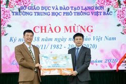 PTI và Bưu điện tỉnh Lạng Sơn trao tặng phòng máy tính cho trường THPT Việt Bắc