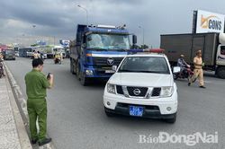 Bắt giữ đối tượng chống lại tổ tuần tra cảnh sát giao thông