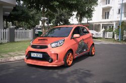 Chi tiết Kia Morning độ phong cách thể thao tốn 150 triệu đồng