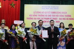 Trường Đại học SPKT (ĐH Đà Nẵng) ra mắt Hội đồng trường nhiệm kỳ mới