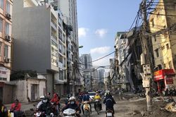 Thi công ì ạch, đường Vũ Trọng Phụng thành nỗi ám ảnh với người dân Thủ đô