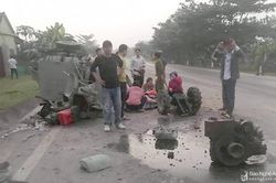 Nghệ An: Xe 'hổ vồ' tông lật xe đầu kéo, 1 người tử vong
