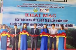 Thái Nguyên: Trưng bày sản phẩm OCOP và sản phẩm nông nghiệp tiêu biểu