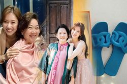 Hari Won gửi tặng dép bệt đắt đỏ tới cả mẹ chồng và mẹ đẻ