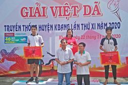 118 vận động viên tham gia Giải Việt dã truyền thống huyện Kbang