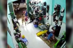 Clip: Nghe tiếng sấm, ông chồng hét lên lao vào lòng vợ