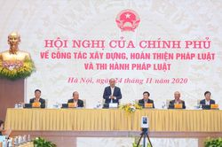Tin tưởng công tác xây dựng và thi hành pháp luật sẽ có một bước chuyển biến tốt hơn