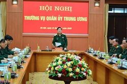 Đại tướng Ngô Xuân Lịch chủ trì Hội nghị Thường vụ Quân ủy Trung ương