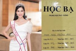 Dân mạng ngưỡng mộ thành tích học tập của Á hậu Phương Anh thuở còn học THPT