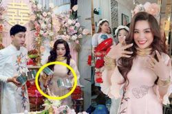 Cô dâu cười hớn hở với 'gánh nặng' phải mang khi lấy chồng: Vàng đeo kín tay không còn chỗ thêm, tiền cưới xếp thành cọc dày!