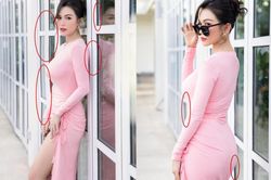 Sĩ Thanh bị soi vì chỉnh ảnh quá đà, cong cả gương, méo cả cửa
