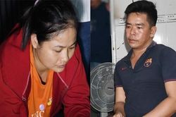 Bắt vợ chồng bán trái cây in tiền giả ngay tại nhà trọ