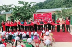 Điểm trường bản Sam Lang có thêm hai phòng học mới