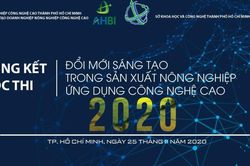 10 dự án vào chung kết cuộc thi 'Đổi mới sáng tạo trong SXNN ứng dụng công nghệ cao 2020'