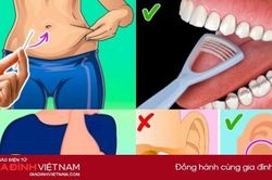 7 bộ phận trên cơ thể thường bị vệ sinh sai cách