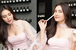 Ninh Dương Lan Ngọc tấn công thị giác fan với vòng 1 căng đầy