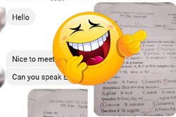 Được người nước ngoài bắt chuyện, nữ sinh gửi ngay mẫu giấy khiến anh chàng chỉ biết câm nín