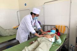 Một bệnh nhân mắc Whitmore ở Quảng Ngãi