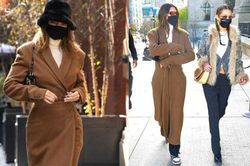 Bạn thân siêu mẫu gặp nhau: Kendall Jenner mặc kín mít vẫn 'chặt đẹp' Bella Hadid