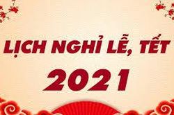 Tết Âm lịch 2021 được nghỉ bao nhiêu ngày?