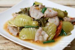Cách làm lòng xào dưa cải chua siêu ngon, đảm bảo vét sạch nồi cơm