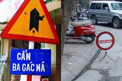 'Hạn hán lời' với loạt biển báo bá đạo ai nhìn cũng mắc cười