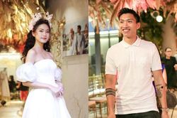 Đoàn Văn Hậu đi xem show thời trang Doãn Hải My làm vedette