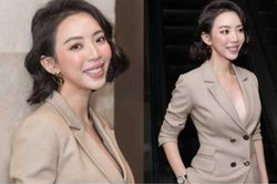 Thu Trang khoe ngực đầy sexy, nhắc chuyện Anh Tú - Châu Bùi đóng 'Chị Mười Ba 2'