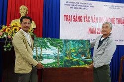 Bế mạc trại sáng tác văn học nghệ thuật Phú Yên tại Đà Lạt
