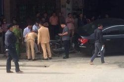 Tài xế không bằng lái điều khiển ô tô đâm tử vong hai cha con