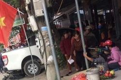 Tài xế ô tô tông người bay lên nóc nhà tử vong ở Thái Nguyên chưa có bằng lái